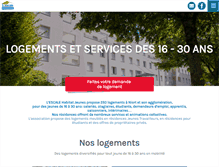 Tablet Screenshot of lescale-niort.com